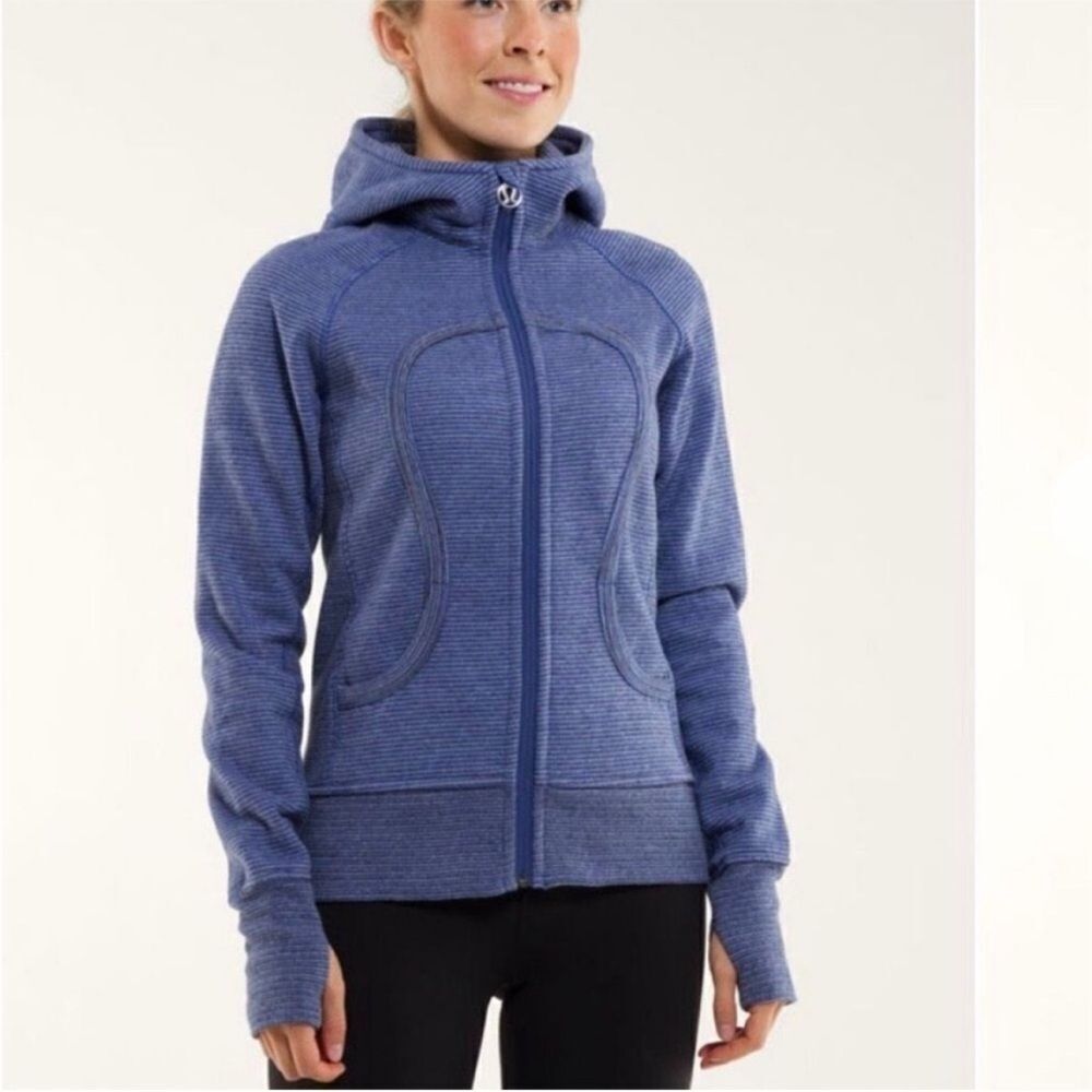 Lululemon Scuba Hoodie*Microstripe Rocksteady Gradient Wee Stripe size 6